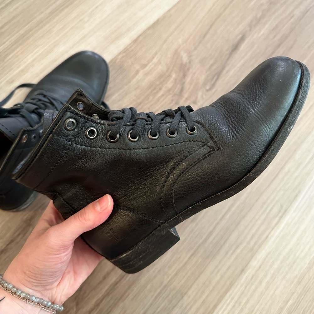 Frye Tyler Lace-up Combat Boots